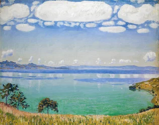 Genèvesjön, sett från Chexbres, 1905.