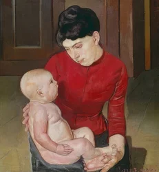 Mamma och barn. 1887