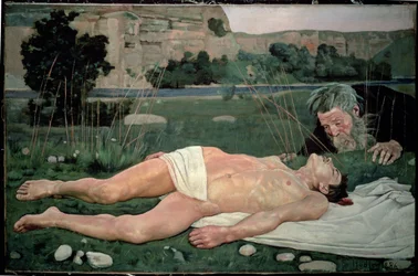 Den barmhärtige samariten, 1886