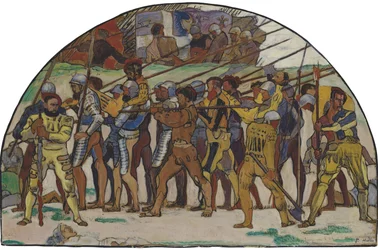 The Retreat from Marignano Variant, ca 1897
