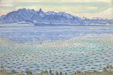 Thunsjön med Stockhornkedjan. 1904