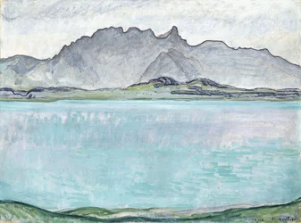 Thunersee med Stockhornbergen, 1910