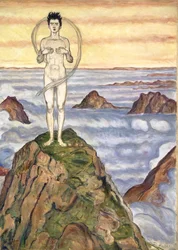 View Into Infinity, 1903 (olja och penna på papper på duk)