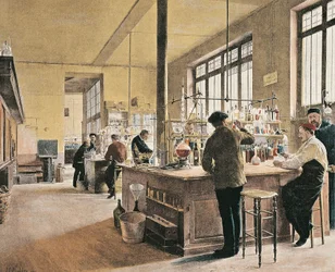 Frankrike, Paris, kommunalt kemiskt laboratorium i Paris