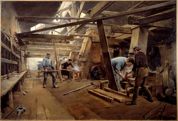 Formarna. Målning av Ferdinand Joseph Gueldry (1858-1945)