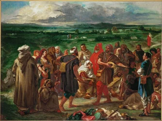 Arabiska komiker (målning på duk)