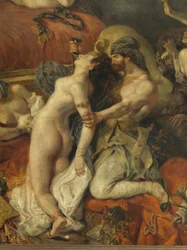 Detalj: Sardanapales död