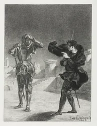Hamlet: Fantomen på terrassen, 1843.