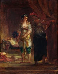Interiör av ett harem i Oran, c.1847