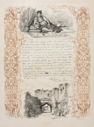 Judinna i Alger och en gata i Alger, 1838.