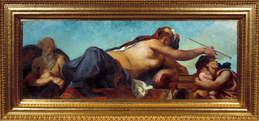 La Justice Peinture av Eugene Delacroix (1798-1863)