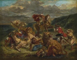 Lejonjakt, 1860-61