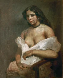Mulatto Woman (olja på duk)