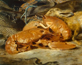 Nature morte au homard - stilleben med hummer ...