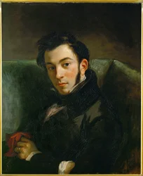 Porträtt av Frederic Villot (olja på duk)