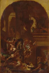 Utvisningen av Heliodorus från templet, c.1857