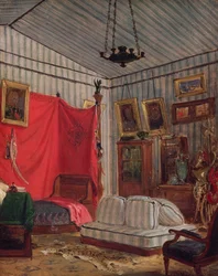 Greve de Mornays lägenhet, rue de Verneuil, Paris (studie), 1833
