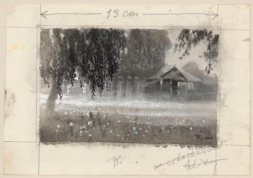 ”Borejkowszczyzna vid gryningen” – illustration till en artikel av J. Obst