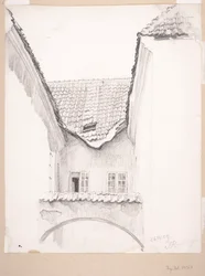 Fragment av en gård i Vilnius