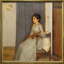 Porträtt av Maria Monnom, dotter till Brysselredaktören, senare Mme (målning på duk)