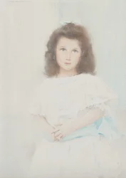 Porträtt av en Renée Lambert de Rothschild, dotter till grundaren av Lambert Bank, 1907