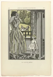 Modes and Manners of Today, 1922, Pl 1: Den unga modern