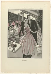 Dagens mode och uppförande, 1922, Pl. 3: Dans