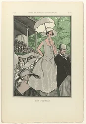 Modes and Manners of Today, 1922, Pl. 5: At the Races