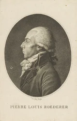 Porträtt av Pierre-Louis Roederer 1754-1835.