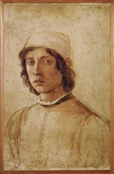 Filippino Lippi, självporträtt ... (fresco)