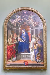 Madonna och barn tronade med Johannes Döparen och helgonen, känd som Otto altartavla
