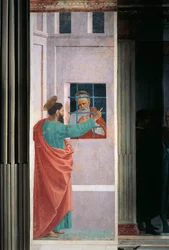 Sankt Paulus besöker Sankt Petrus i fängelse, av Filippino Lippi