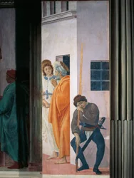 Sankt Peter befriad från fängelset, av Filippino Lippi, fresk