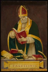 St. Augustine, ca 1490 (tempera på panel)