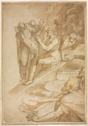 Verifieringen av det sanna korset, c. 1590.
