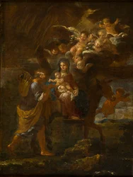The Flight into Egypt, c.1643-94 (olja på duk)