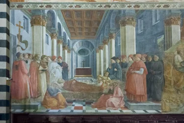 St. Stephens begravning, detalj