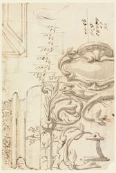 Teckning, Skisser, ca 1750