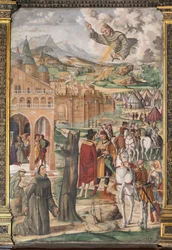 Helgonet som visar sig för den välsignade Luca Belludi och förutsäger befrielsen av Padua, School of the Saint