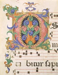 Missal 515 f.123r Initial 