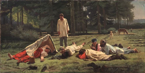Vila vid höskörden, 1887