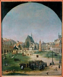 Kyrkogård och de oskyldigas kyrka