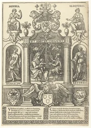 Vapenskölden från Antwerp Guild of Saint Luke