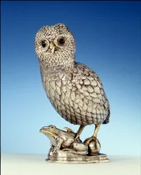 Bägare i form av en uggla, Gent, c.1560