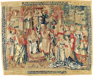 Fransk-flamsk biblisk gobeläng, ca 1510-30