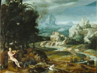 Landskap med Orfeus, c.1570
