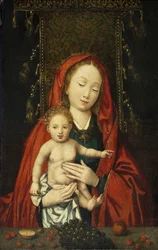 Madonna och barn, ca 1500 (olja på panel)