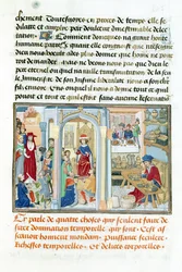 Ms 240 fol.247 Worldly Things, från Le Miroir dHumilite av Jean de Gerson (1363-1429) 1462