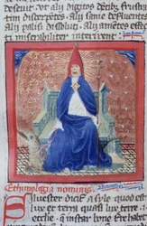 Ms Gen 1111 Page från Legenda Aurea, Brygge, c.1400-10
