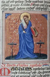 Ms Gen 1111 Page från Legenda Aurea, Brygge, c.1400-10